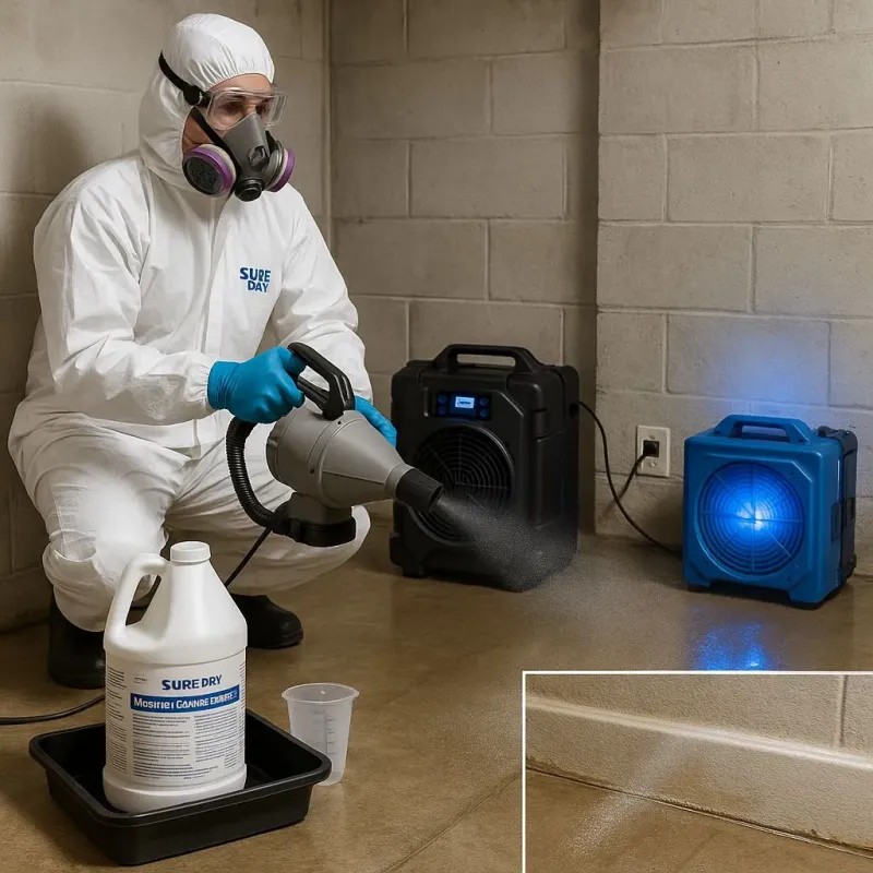 Sanitization and Odor Removal process in Greentree, NJ